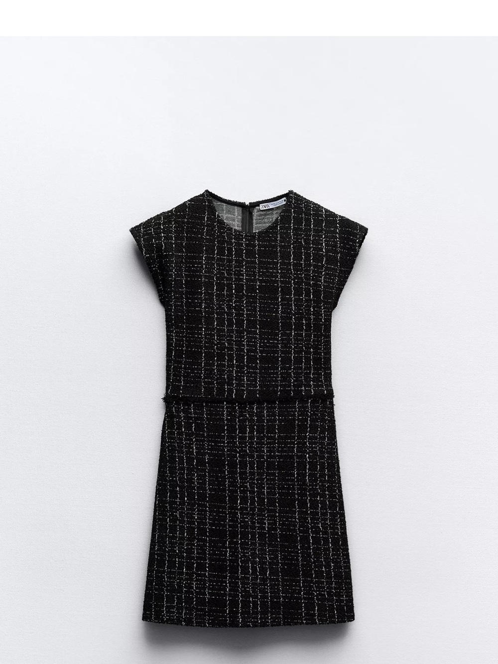 Zara jacquard dress